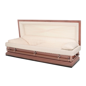 Cercueil en acier aries brun de calibre 20